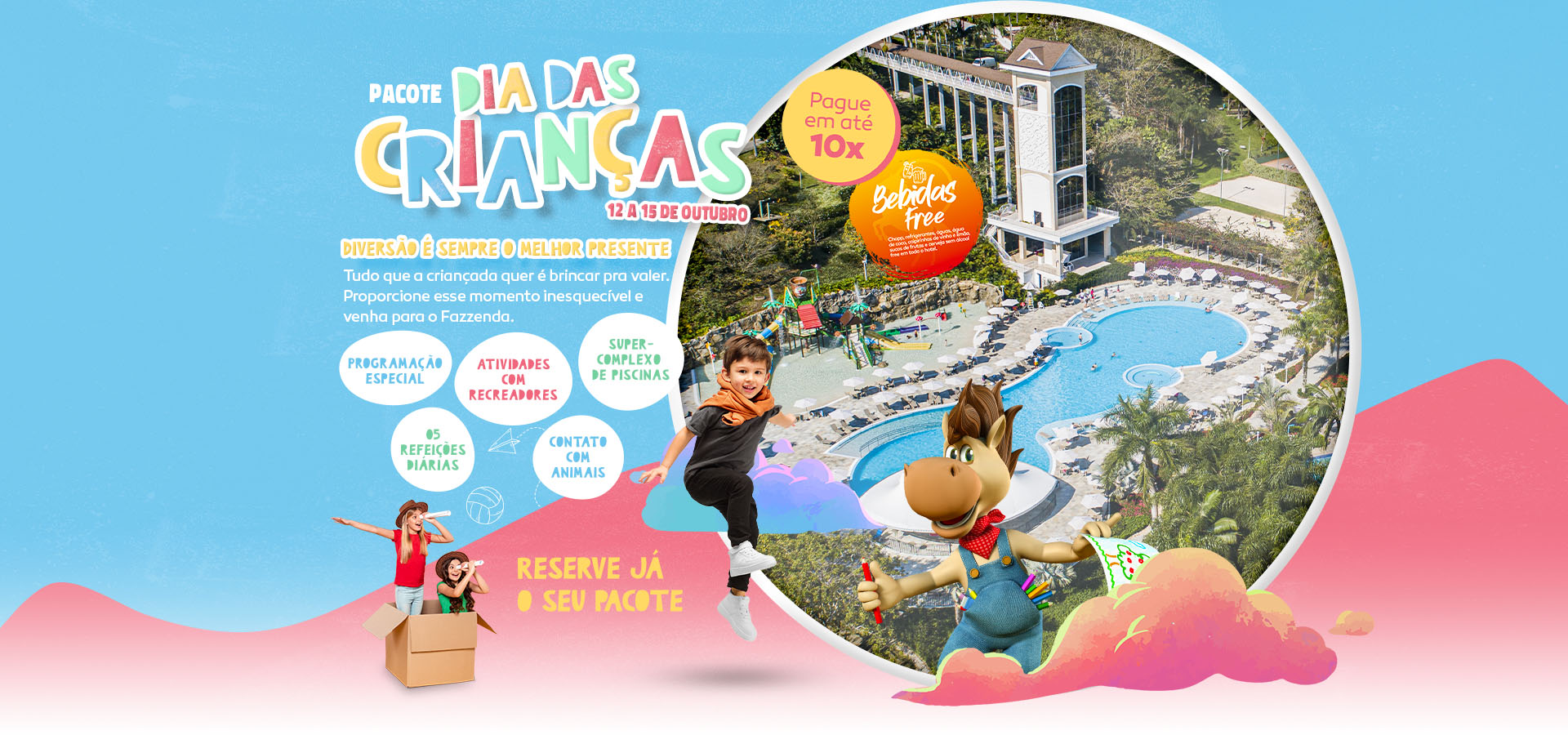 Decoração Pool Party — Encantar Festas